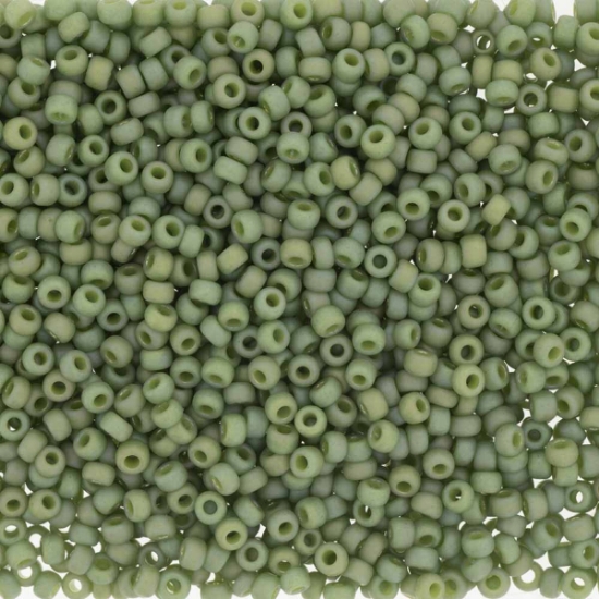Picture of Miyuki Rocaille 15/0 4698 Opaque Glazed Rainbow Kiwi x10g 