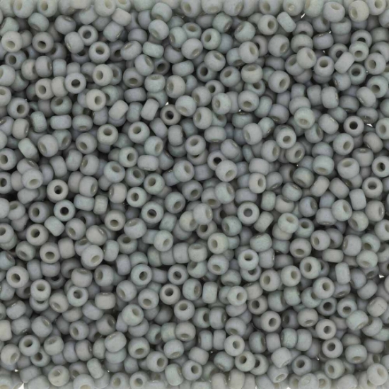Picture of Miyuki Rocaille 15/0 4705 Opaque Glazed Rainbow Cadet Grey x10g