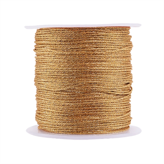 Picture of Metallic Embroidery Thread 0,8mm Gold x25m