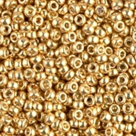 Picture of Miyuki Rocaille 11/0 4202 Duracoat Galvanized Gold x8.5g