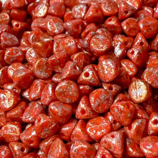 Изображение Ilos® par Puca® 5x5mm Opaque Light Coral Tweedy x10g