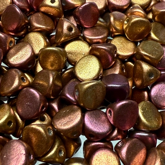 Picture of Ilos® par Puca® 5x5mm Yellow Gold Metallic Iris x10g