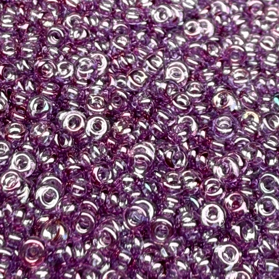 Picture of Toho Demi Round 11/0 205 Gold-Lustered Dark Amethystx10g