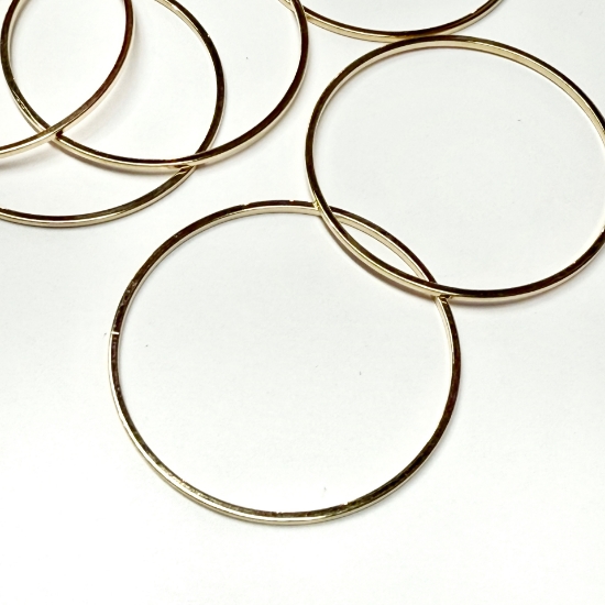 Picture of Component Ring 35mm round Gold x5
