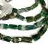 Picture of Aventurine 10x4mm hand-cut Tube Emerald Green x33cm