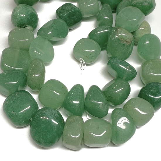 Picture of Aventurine bead 12x8mm nugget x40cm