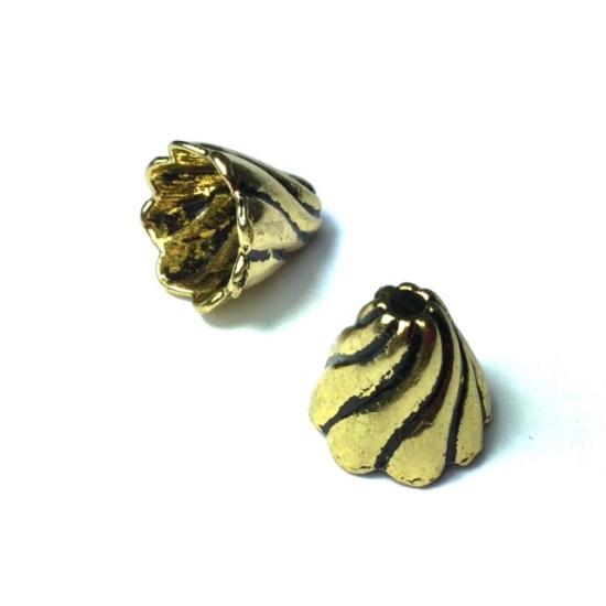 Picture of Cone Ø12mm Antique Gold x2