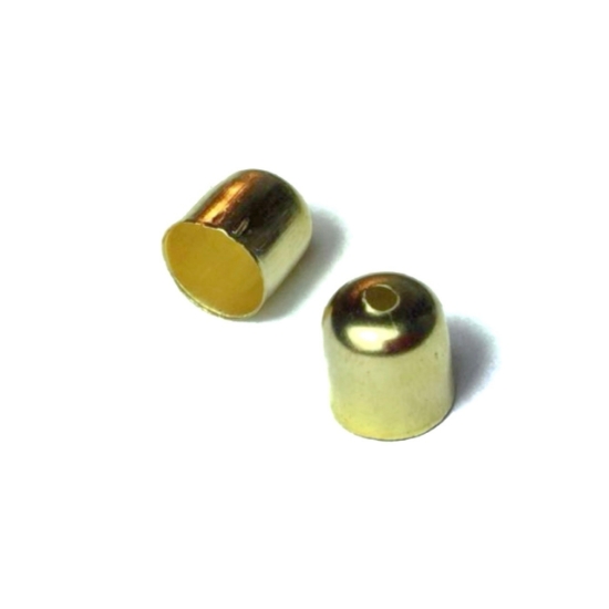 Picture of Cord End Ø6mm Gold x50
