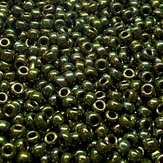 Picture of Miyuki Seed Beads 15/0 459 Metallic Olive x10g