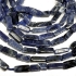 Picture of Sodalite (natural) 9x4mm-12x6mm hand-cut square tube x35cm