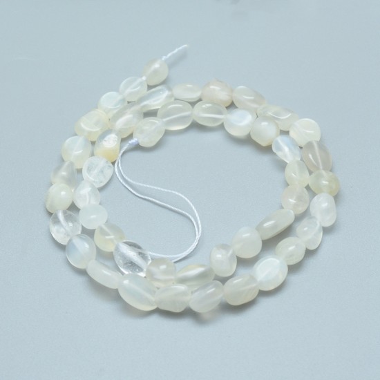 Изображение Moonstone beads 5~12x6~7mm nugget x38cm