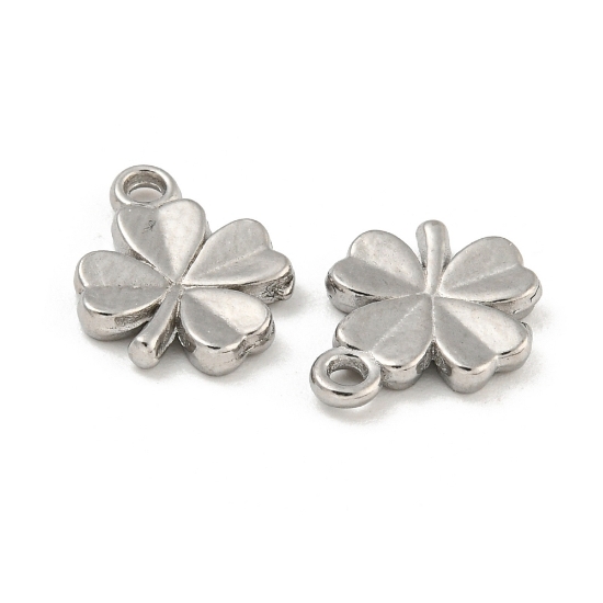 Picture of Stainless Steel Charm Clover 9mm x1