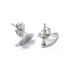 Picture of Stainless Steel Ear stud 12x4mm horse eye x10 