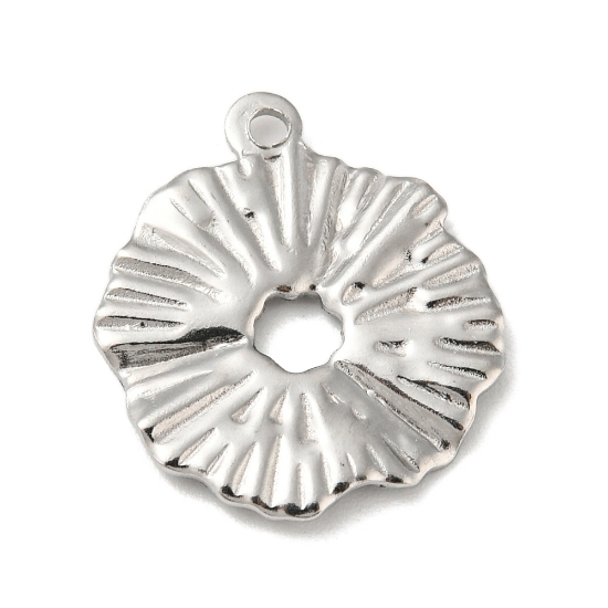 Picture of Stainless Steel Pendant Flower 18mm x1