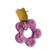 Picture of Stainless Steel Ear stud 12.5x10mm shield Gold x2