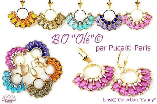 Picture of KIT - Oorbellen « Olé » © par PUCA® - Choose Your Color x1