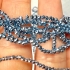 Picture of Faceted Glass bead 2mm Metallic Blue x195