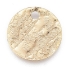 Picture of Stainless Steel Charm textured 10mm round Gold x10