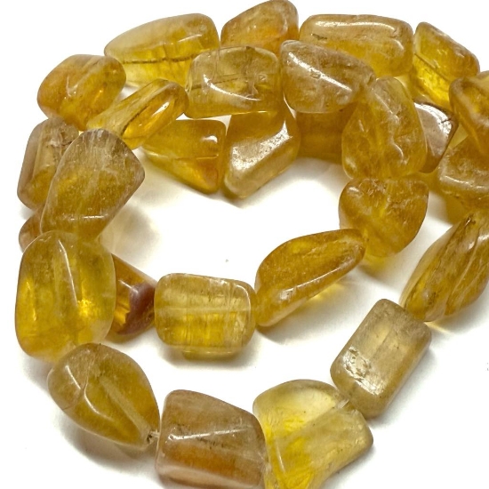 Picture of Golden Fluorite 12x15mm nugget x40cm 