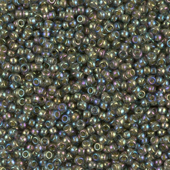 Picture of Miyuki Rocaille 11/0 361 Yellow Lined Aqua AB x10g