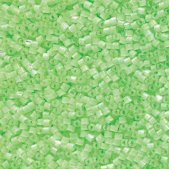 Picture of Miyuki Delica 11/0 DB1858 Silk Inside Dyed Mint Green x10g