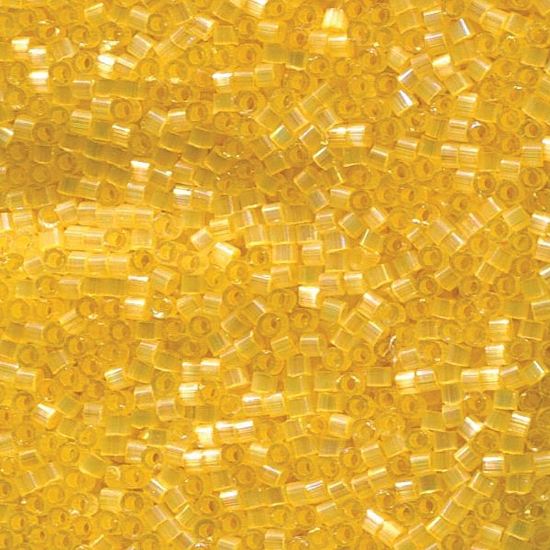 Picture of Miyuki Delica 11/0 DB1861 Silk Inside Dyed Light Apricot AB x10g