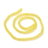 Picture of Faceted Rondelle 3x4mm Yellow AB x40cm