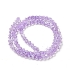 Picture of Faceted Bicone Glass bead 4mm Lilac AB x85