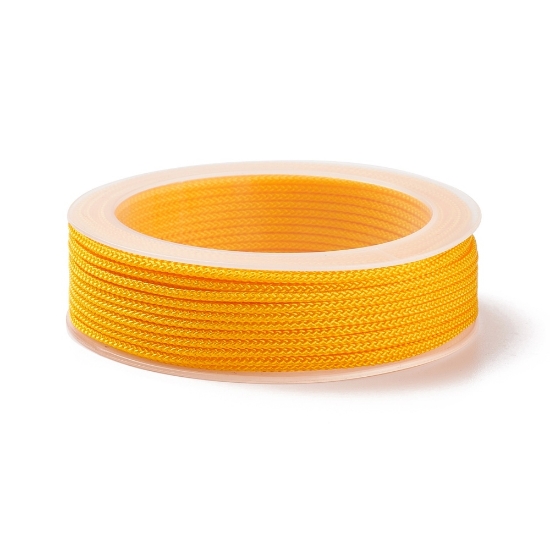 Picture of Braided Nylon Cord 1mm Yellow Orange x20m