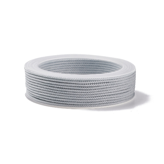 Picture of Braided Nylon Cord 1mm Silver x20m