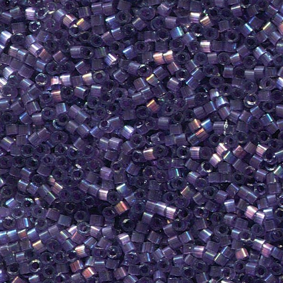 Picture of Miyuki Delica 11/0 DB1881 Silk Inside Dyed Dark Orchid AB x10g