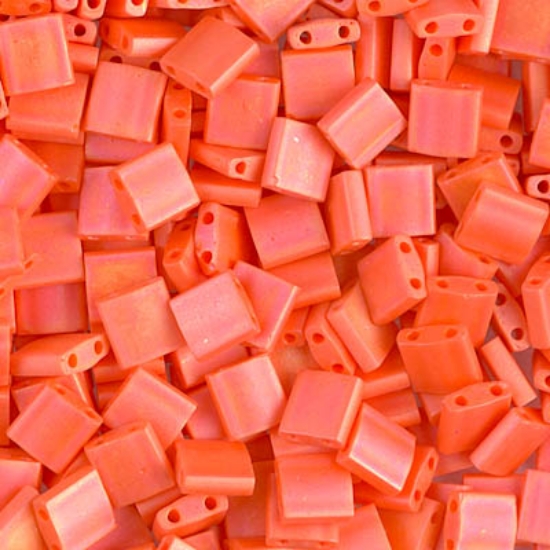 Picture of Miyuki Tila TL406FR Mat Opaque Orange AB x5g 