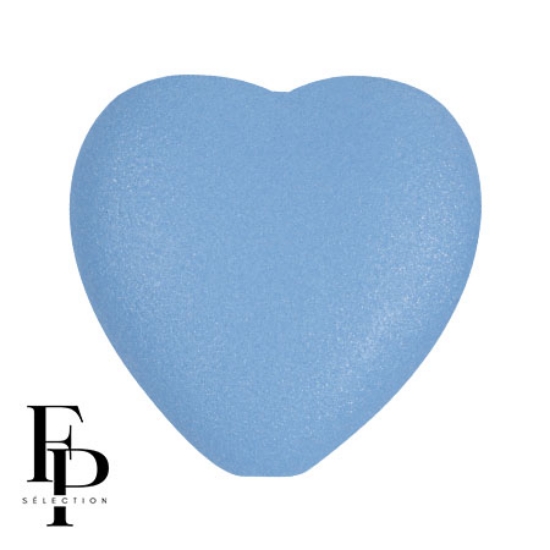 Picture of Hearts 16x15mm Vogue Mat Celestial Blue x5