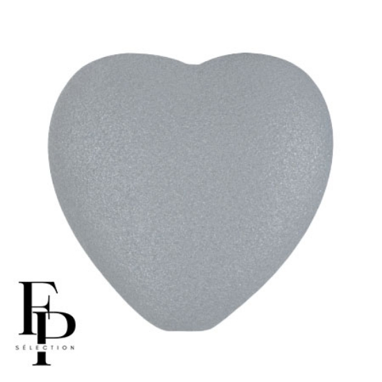 Picture of Hearts 16x15mm Vogue Mat Grey Medium x5