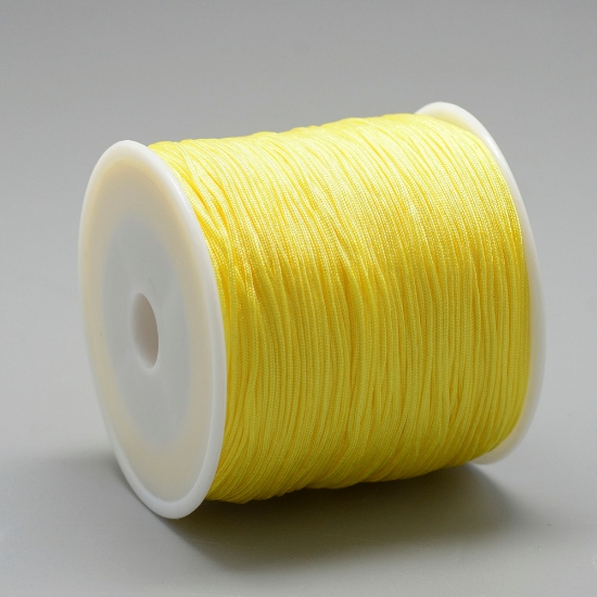 Picture of Chinese Macramé Cord 0.8mm Yellow Lotus x100m