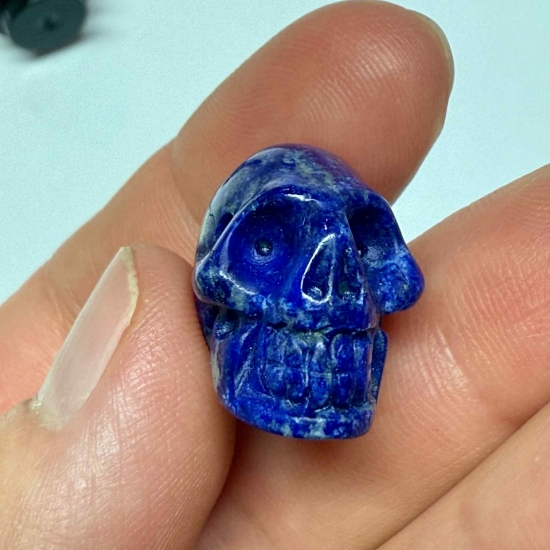 Picture of Lapis Lazuli bead Skull 24x18mm x1