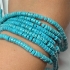 Picture of Howlite bead 4x2mm heishi x38cm