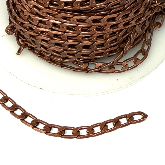Picture of Chain Oval 4x7mm Antique Copper x1m
