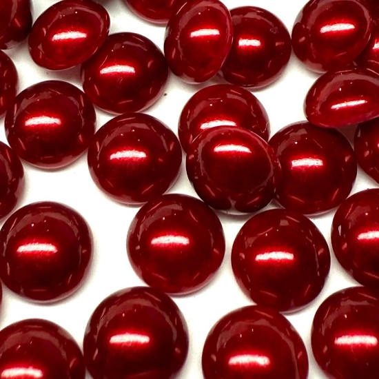 Picture of Preciosa Nacre Cabochon 8mm Red x10