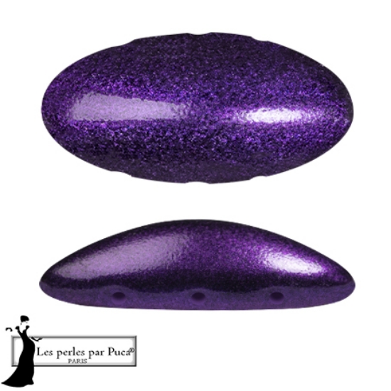 Picture of Athos 3-hole Par Puca bead 20x10mm Metallic Dark Lilac x1