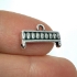 Picture of Cymbal - Kouroupa Delica Bead Ending 11/0 15mm Silver Plate x1