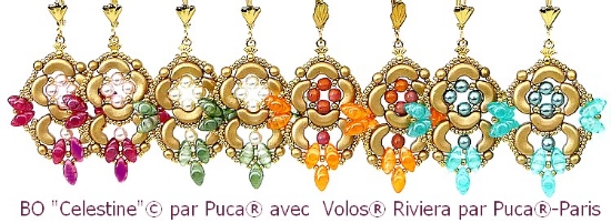 Picture of Oorbellen « Célestine » © par PUCA® – Instant Download or Printed Copy