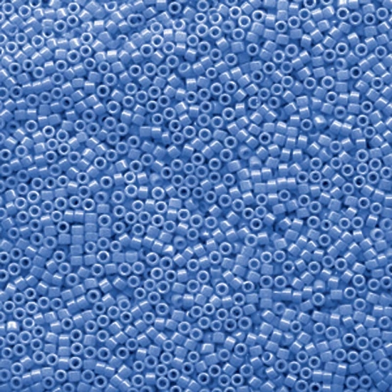 Picture of Miyuki Delica 11/0 DB1569 Opaque Cyan Blue Luster x10g