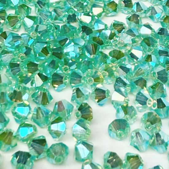 Picture of Preciosa Bead Rondell 4mm Caribbean Sea AB2X x100