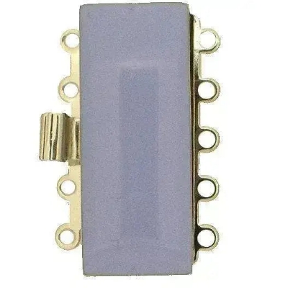 Zeige Details für Neumann Clasp Box 5-strand 25mm Lavender Rhodium Plated x1 Bild von Neumann Clasp Box 5-strand 25mm Lavender Rhodium Plated x1