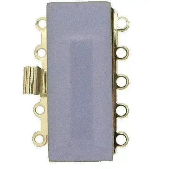 Picture of Neumann Clasp Box 5-strand 25mm Lavender Rhodium Plated x1