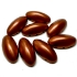 Picture of Athos 3-hole Par Puca bead 20x10mm Bronze Red Mat x1