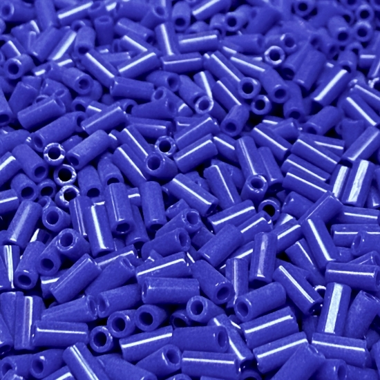 Picture of Miyuki Bugles 3mm BGL1-414 Opaque Cobalt x10g
