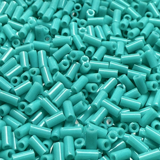 Picture of Miyuki Bugles 3mm BGL1-412 Opaque Turquoise x10g