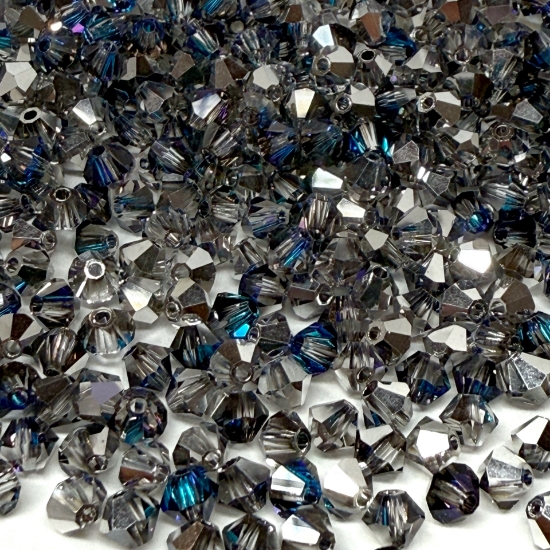 Picture of Preciosa Bead Rondell 4mm Crystal Bermuda Blue x100